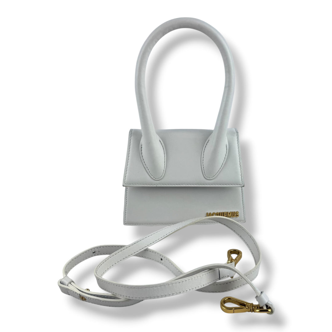 Jacquemus Le Chiquito Medium White Moyen Crossbody Handbag