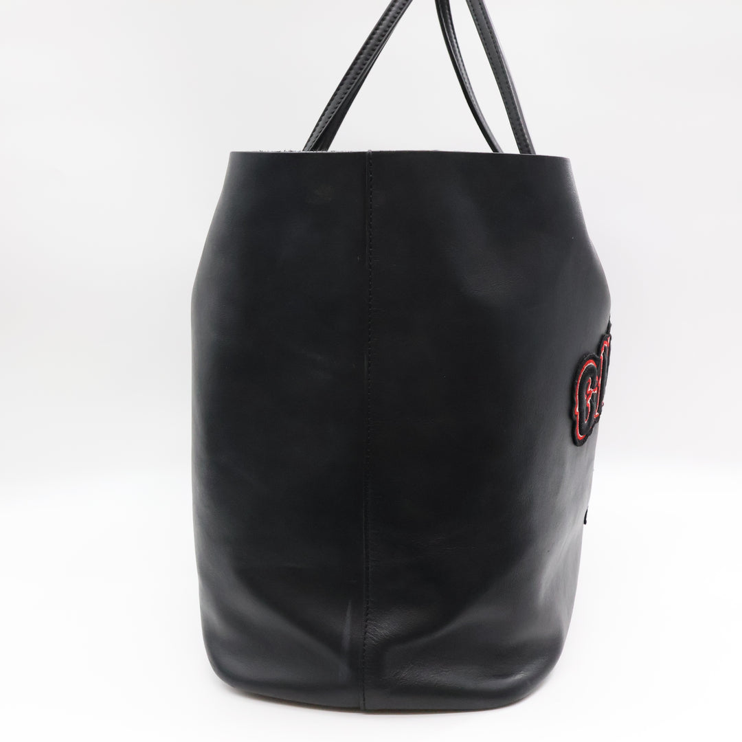 Givenchy Black Calfskin Leather Antigona Gothic Large Tote Handbag
