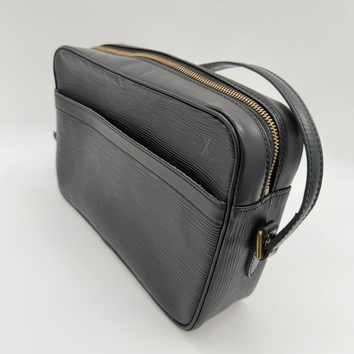 Louis Vuitton Epi Black Black Leather Trocadero 27 Crossbody Bag