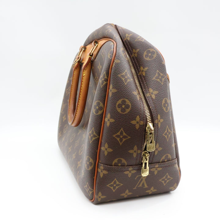 Louis Vuitton Brown Monogram Deauville Handbag