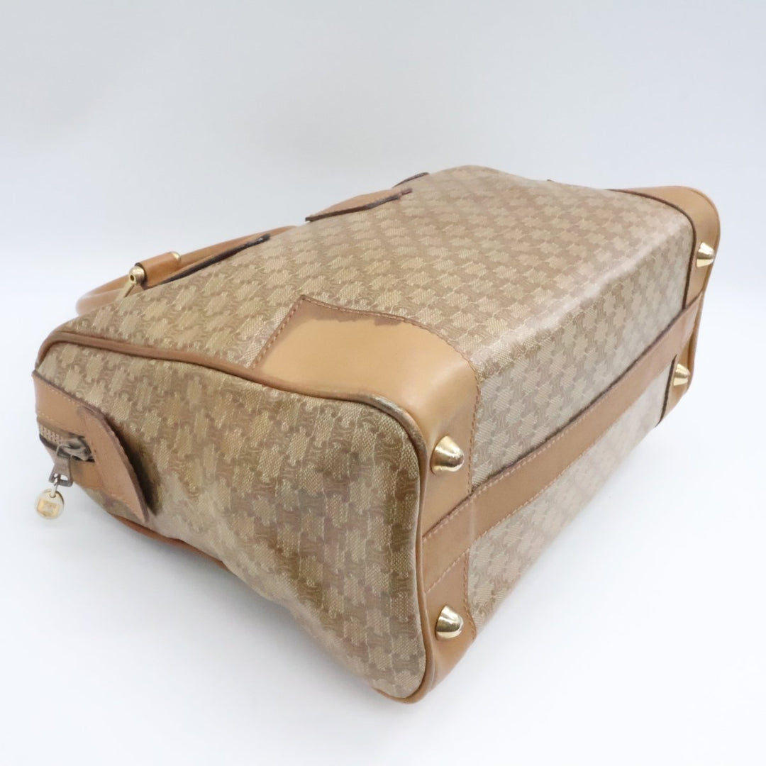 Celine Beige Boston Bowling Handbag - Lux Central