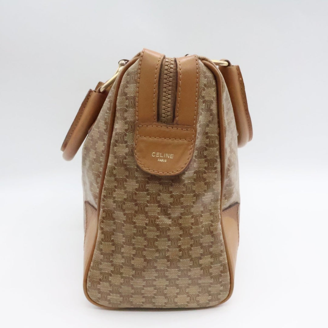 Celine Beige Boston Bowling Handbag - Lux Central