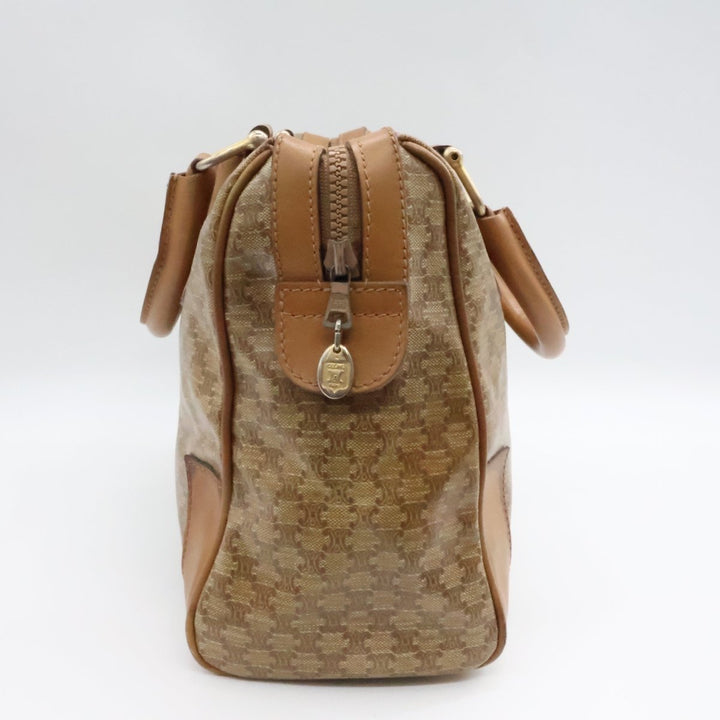 Celine Beige Boston Bowling Handbag - Lux Central