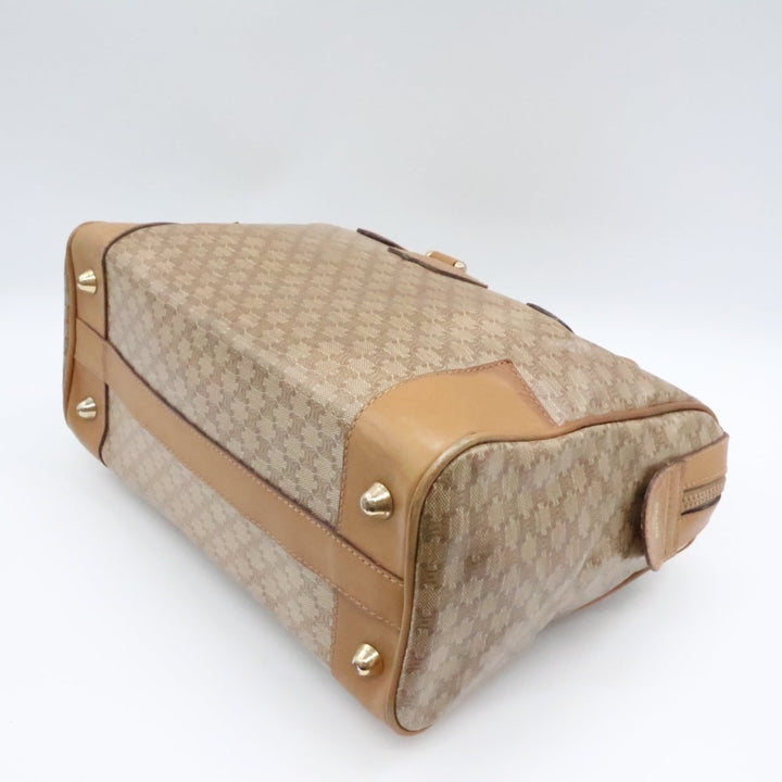 Celine Beige Boston Bowling Handbag - Lux Central