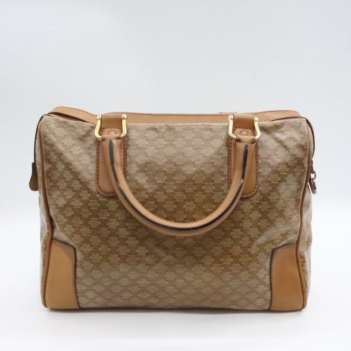 Celine Beige Boston Bowling Handbag - Lux Central