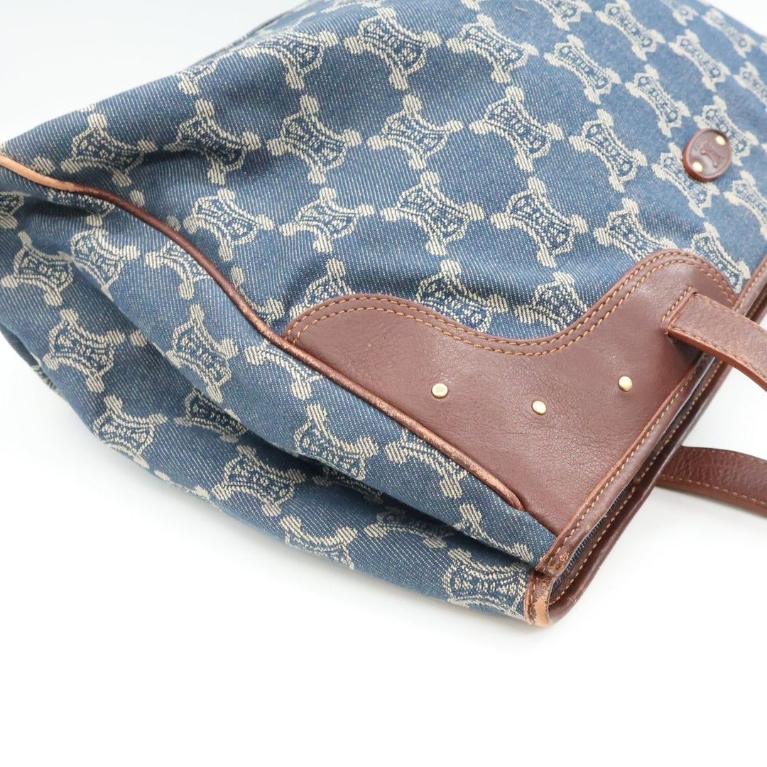 Celine Macadam Blue Denim Tote Bag - Lux Central