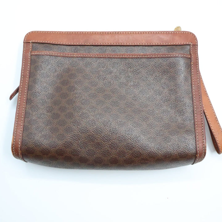Celine Macadam Coated Canvas Clutch Bag - Lux Central