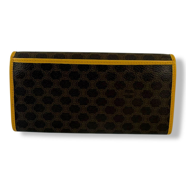 Celine Macadam Coated Canvas Long Wallet - Lux Central