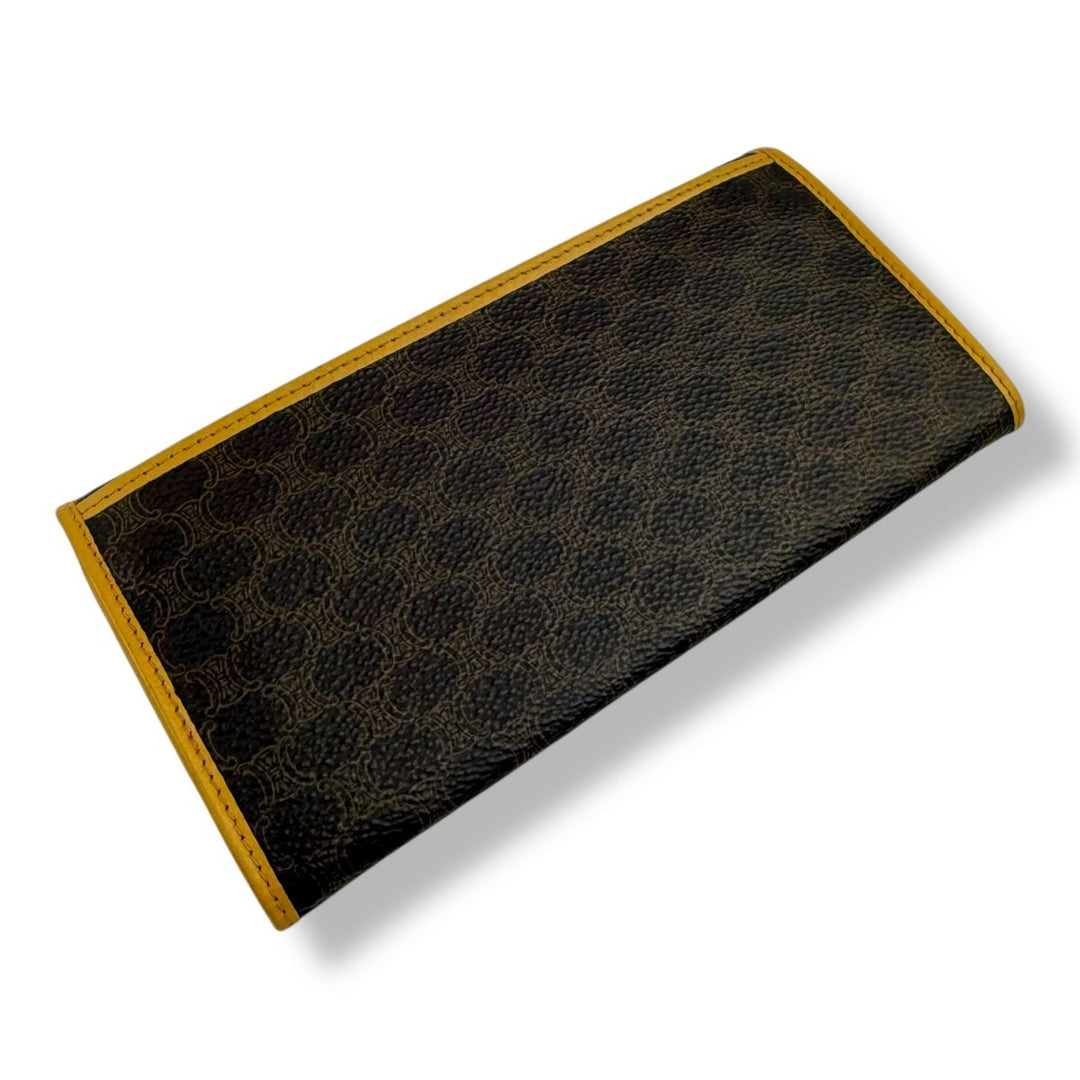 Celine Macadam Coated Canvas Long Wallet - Lux Central