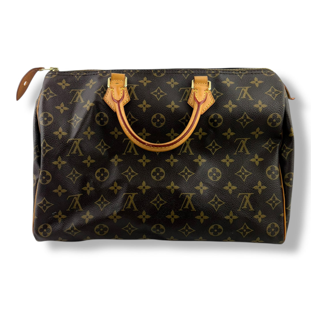 Louis Vuitton Speedy 35 Brown Monogram Handbag
