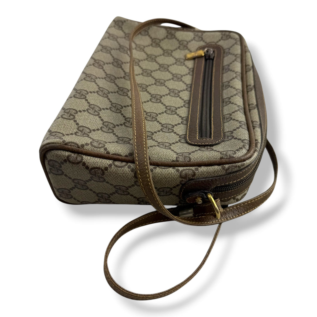 Gucci GG Vintage Beige Crossbody Bag