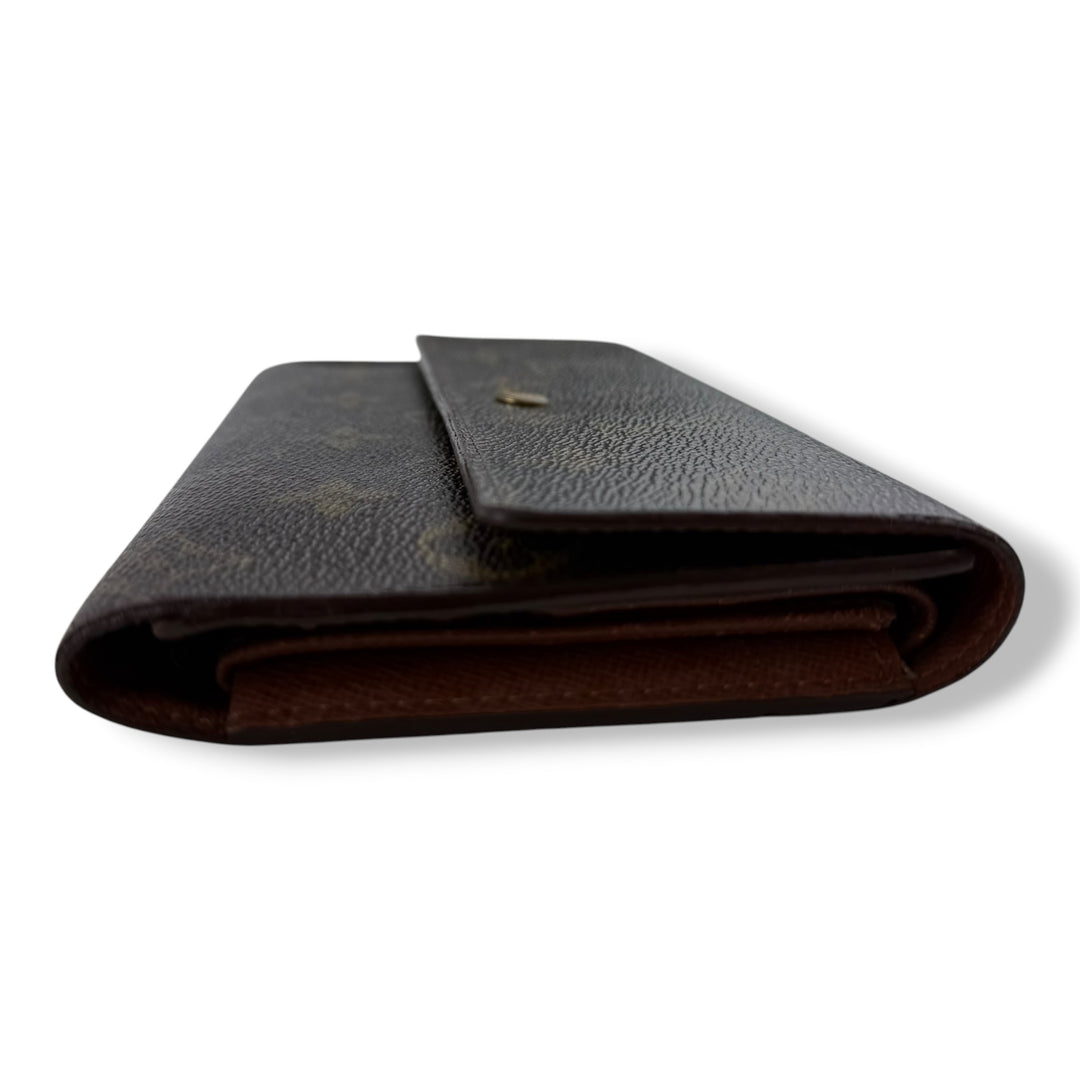 Louis Vuitton Trifold Brown Monogram Femme Wallet