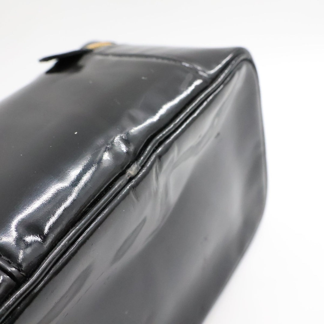 Chanel Black Patent Vanity Bag - Lux Central