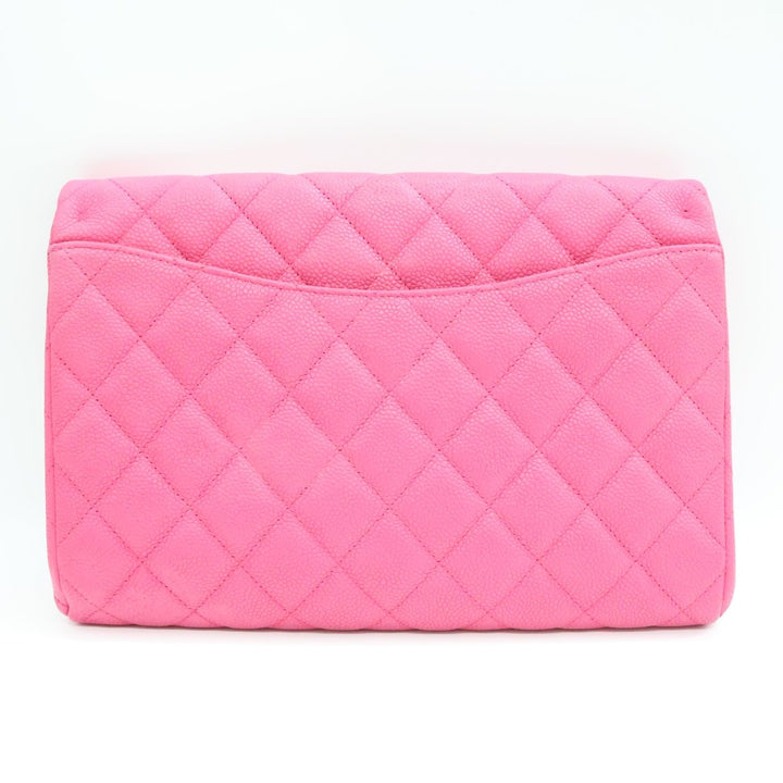 Chanel Caviar Pink Timeless WOC Classic Flap Shoulder Bag - Lux Central