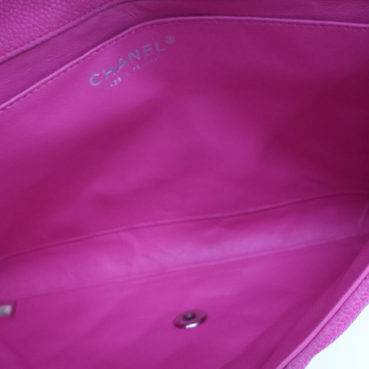 Chanel Caviar Pink Timeless WOC Classic Flap Shoulder Bag - Lux Central