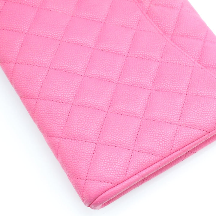 Chanel Caviar Pink Timeless WOC Classic Flap Shoulder Bag - Lux Central