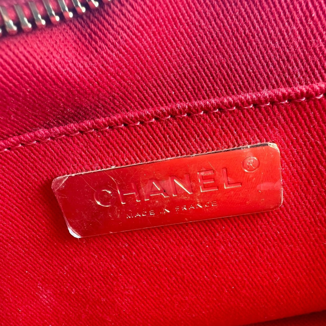 Chanel CC Affinity Camera Red Quilted Belt Handbag - Lux Central