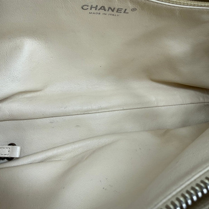 Chanel CC Boy Black Lambskin Satchel Handbag - Lux Central
