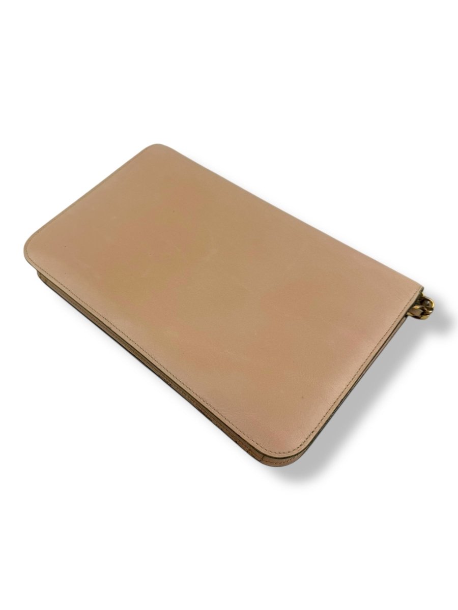 Chanel CC Pink Push Lock Timeless Vintage Shoulder Handbag - Lux Central