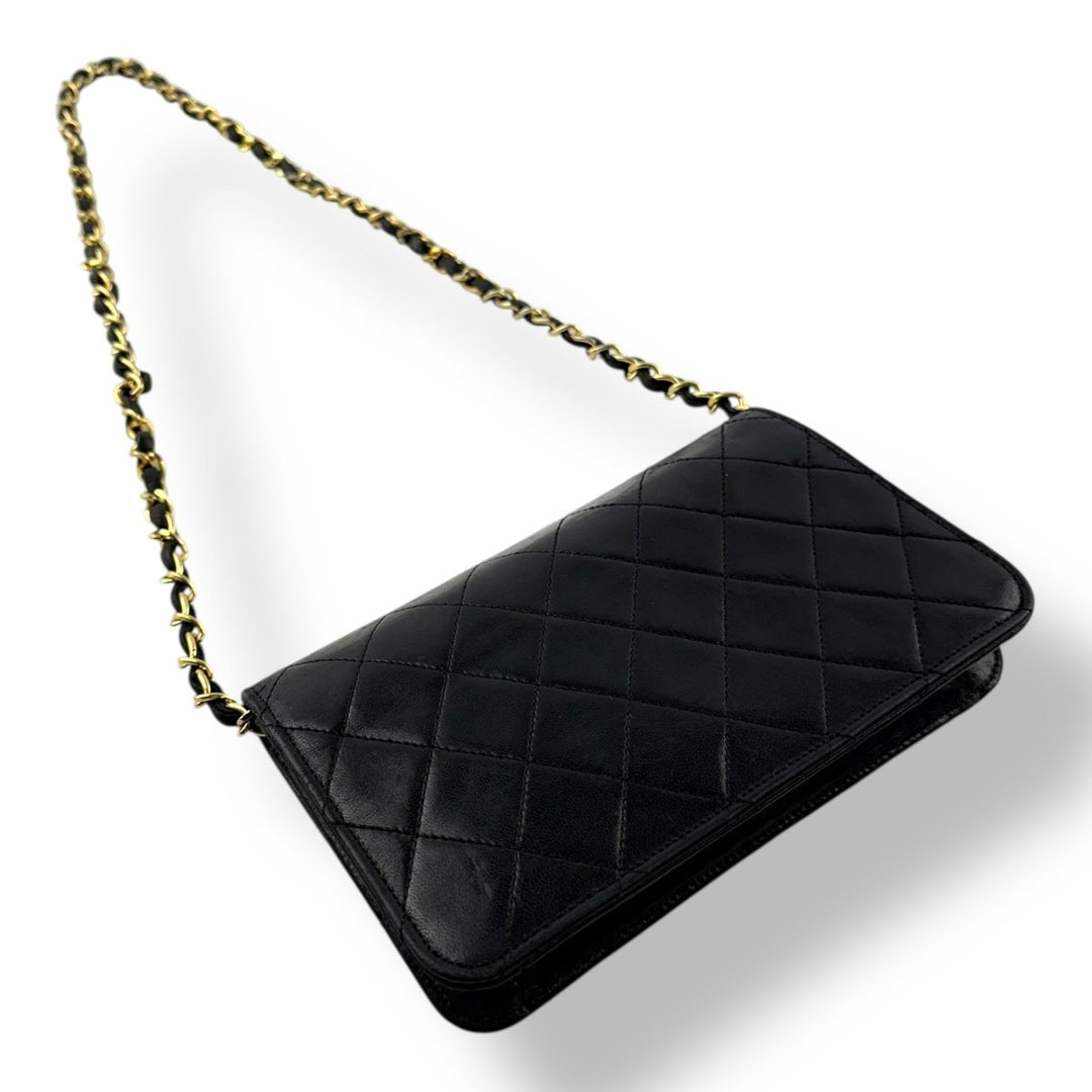 Chanel CC Push Lock Single Flap Shoulder Handbag - Lux Central