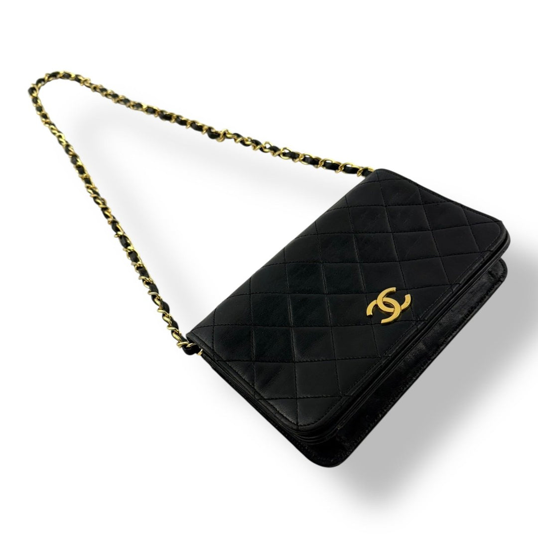 Chanel CC Push Lock Single Flap Shoulder Handbag - Lux Central