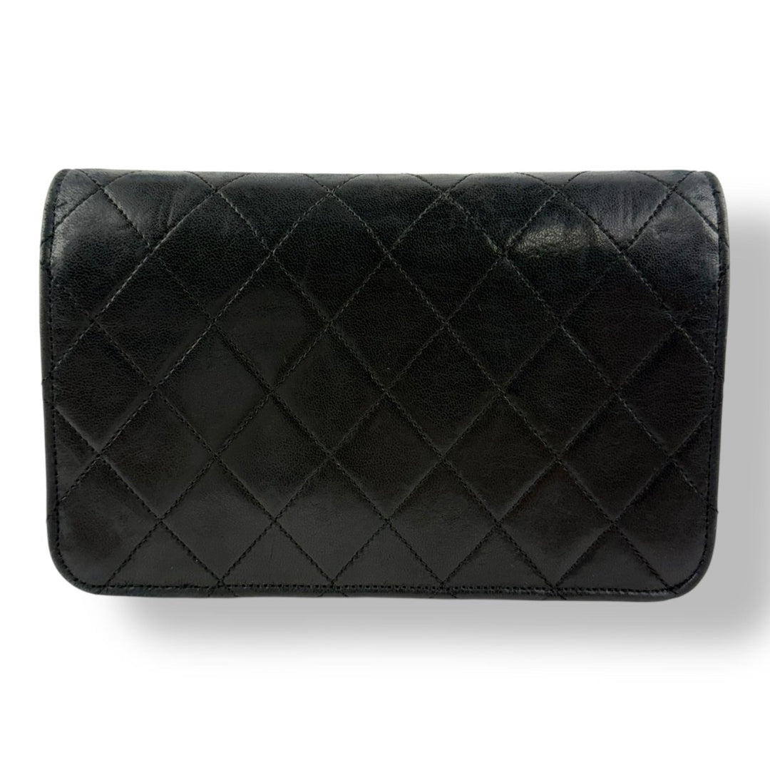 Chanel CC Push Lock Single Flap Shoulder Handbag - Lux Central
