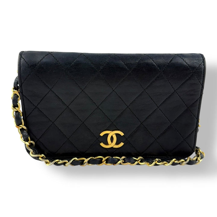 Chanel CC Push Lock Single Flap Shoulder Handbag - Lux Central