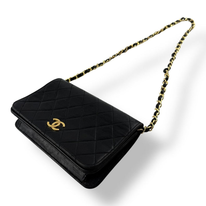 Chanel CC Push Lock Single Flap Shoulder Handbag - Lux Central