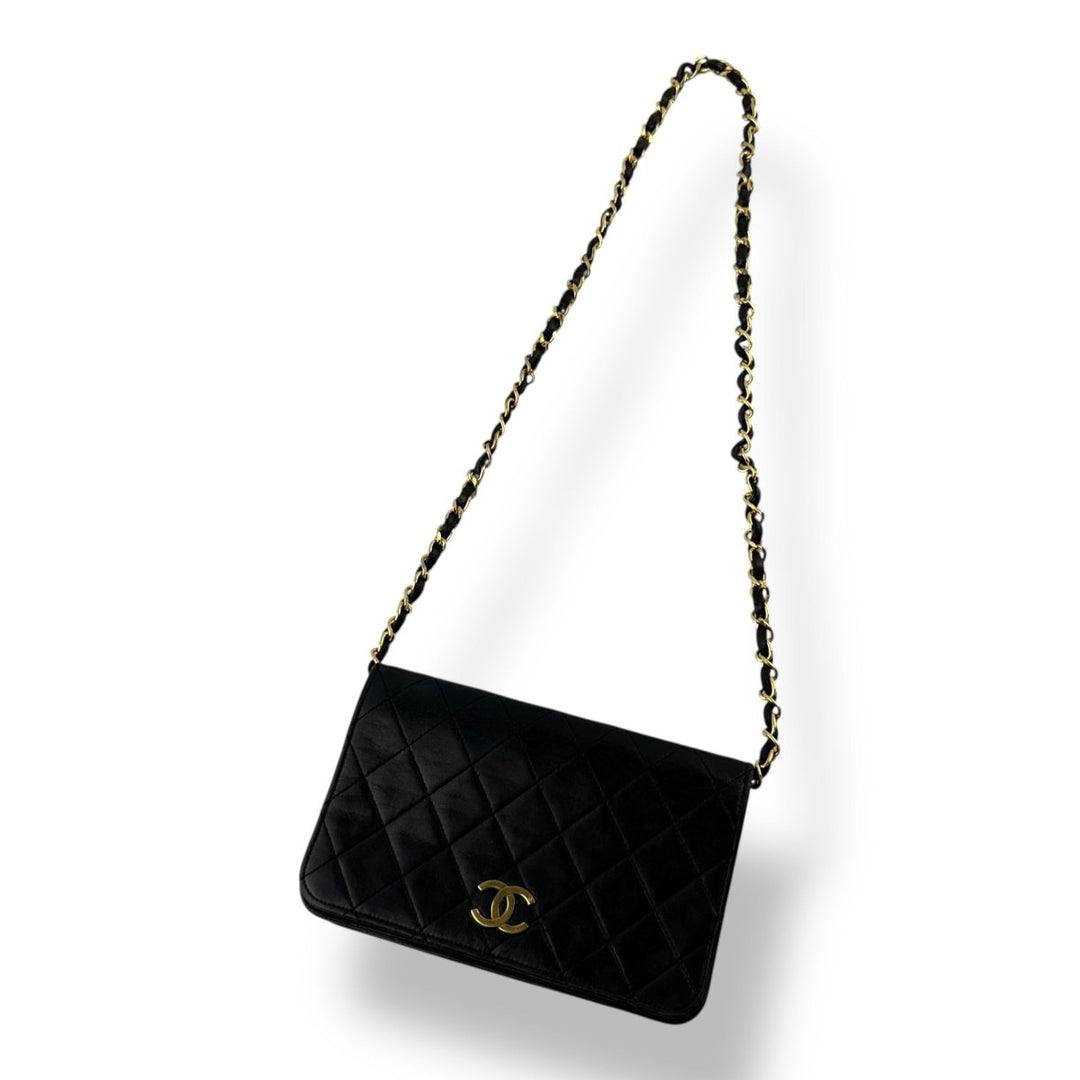 Chanel CC Push Lock Single Flap Shoulder Handbag - Lux Central
