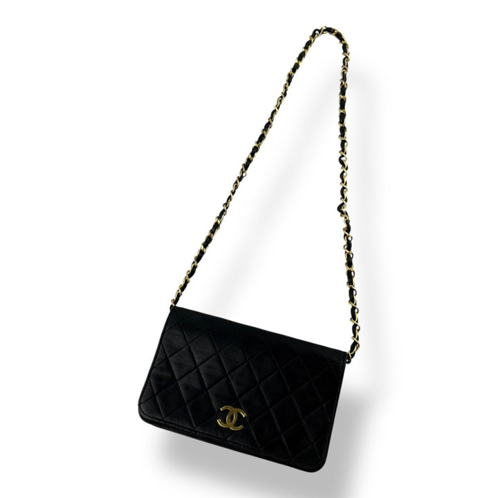 Chanel CC Push Lock Single Flap Shoulder Handbag - Lux Central
