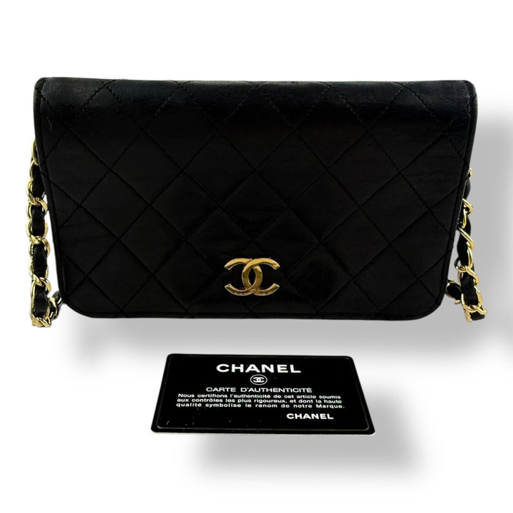 Chanel CC Push Lock Single Flap Shoulder Handbag - Lux Central