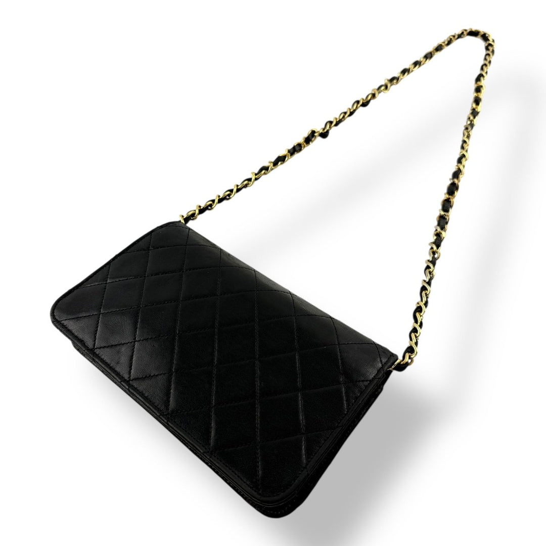 Chanel CC Push Lock Single Flap Shoulder Handbag - Lux Central
