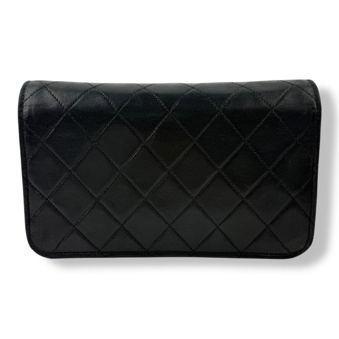 Chanel CC Push Lock Single Flap Vintage Shoulder Handbag - Lux Central