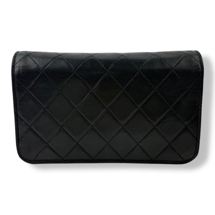 Chanel CC Push Lock Single Flap Vintage Shoulder Handbag - Lux Central