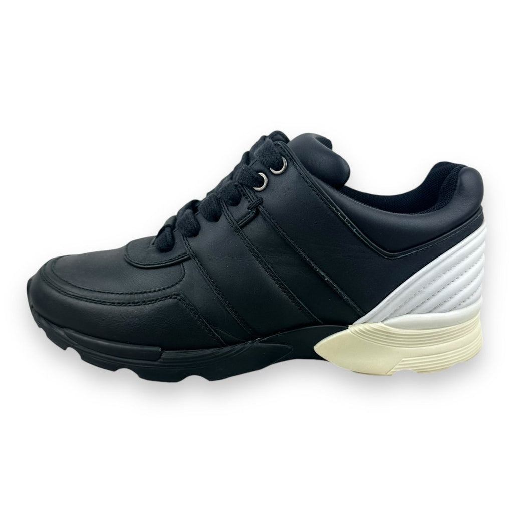 Chanel CC Runner Black White UK 4.5 EU 37.5 Lux Central