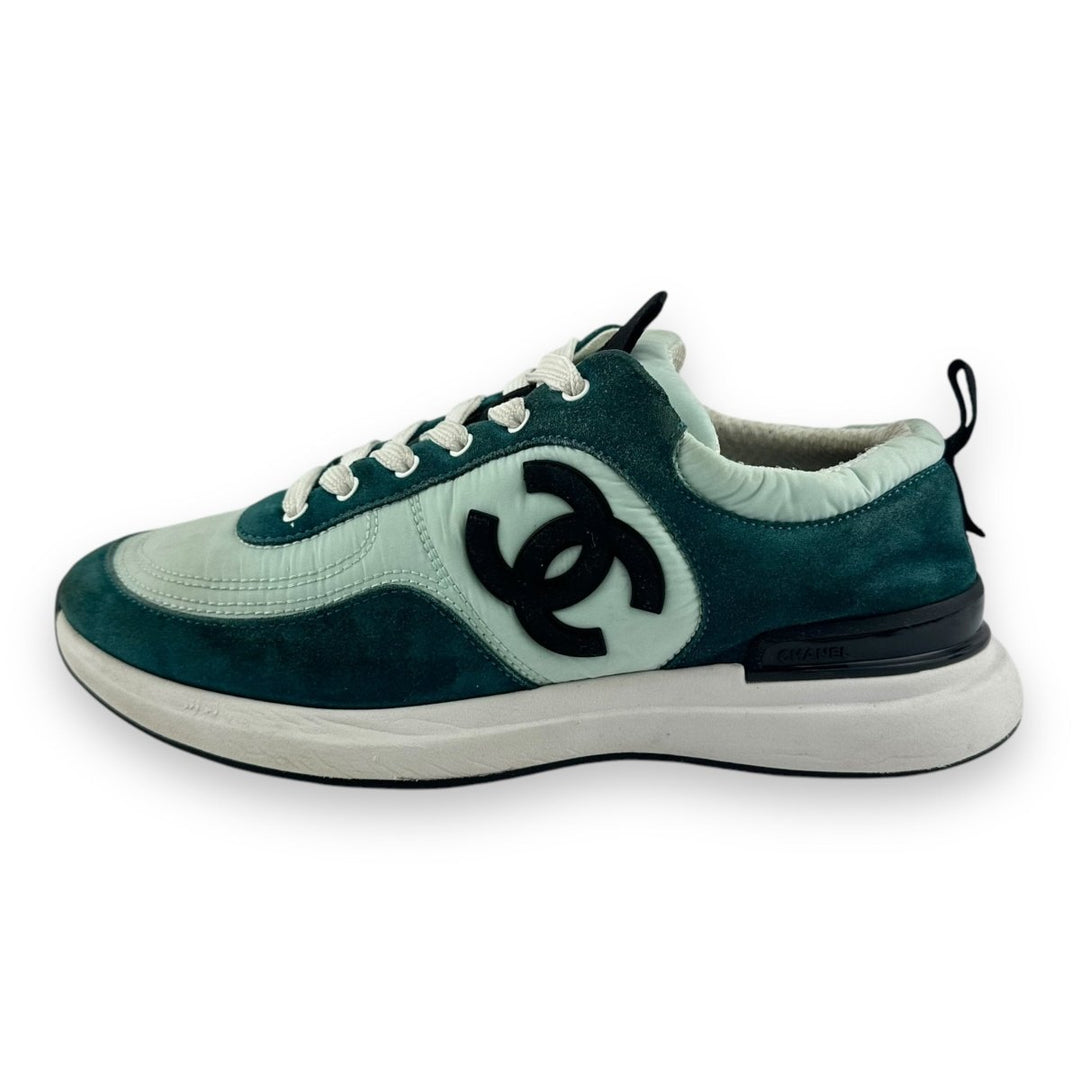 Chanel CC Runner Green/White UK 4.5 / EU 37.5 - Lux Central