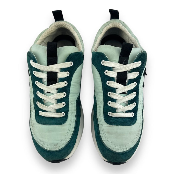 Chanel CC Runner Green/White UK 4.5 / EU 37.5 - Lux Central