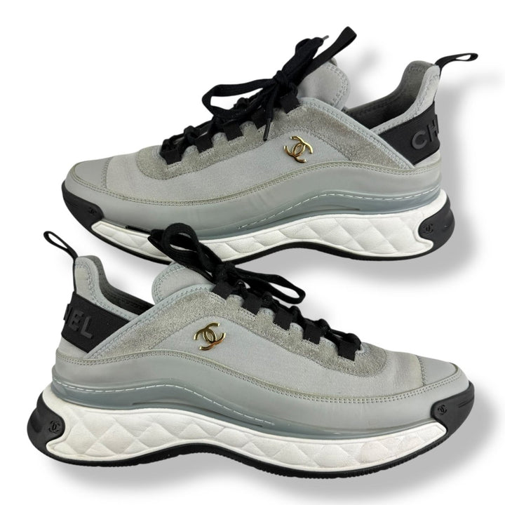 Chanel CC Runner Grey/Black UK 6.5 / EU 40.5 - Lux Central