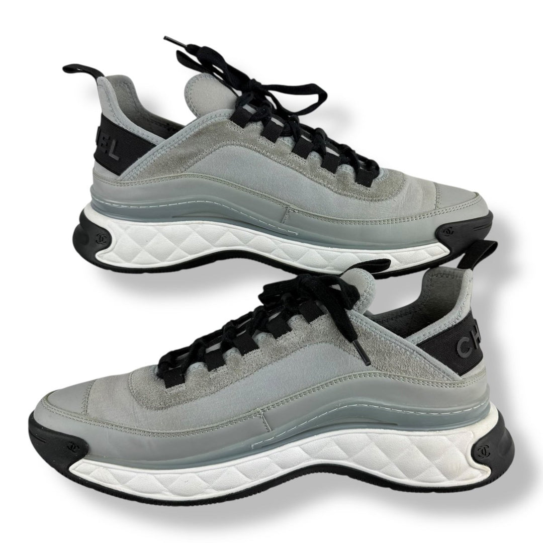 Chanel CC Runner Grey/Black UK 6.5 / EU 40.5 - Lux Central