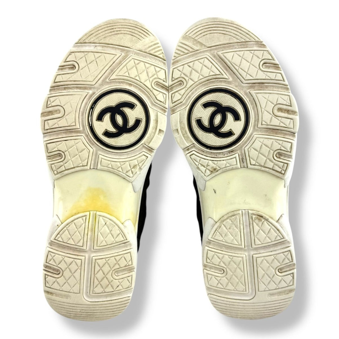 Chanel CC Runner Khaki / White UK 4.5 / EU 37.5 - Lux Central