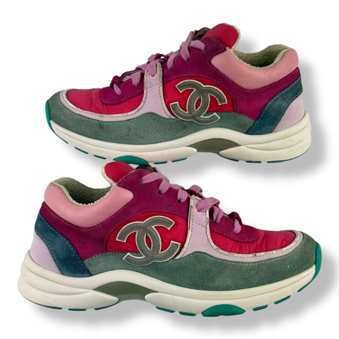 Chanel CC Runner Pink White UK EU 39 Lux Central - Main Image