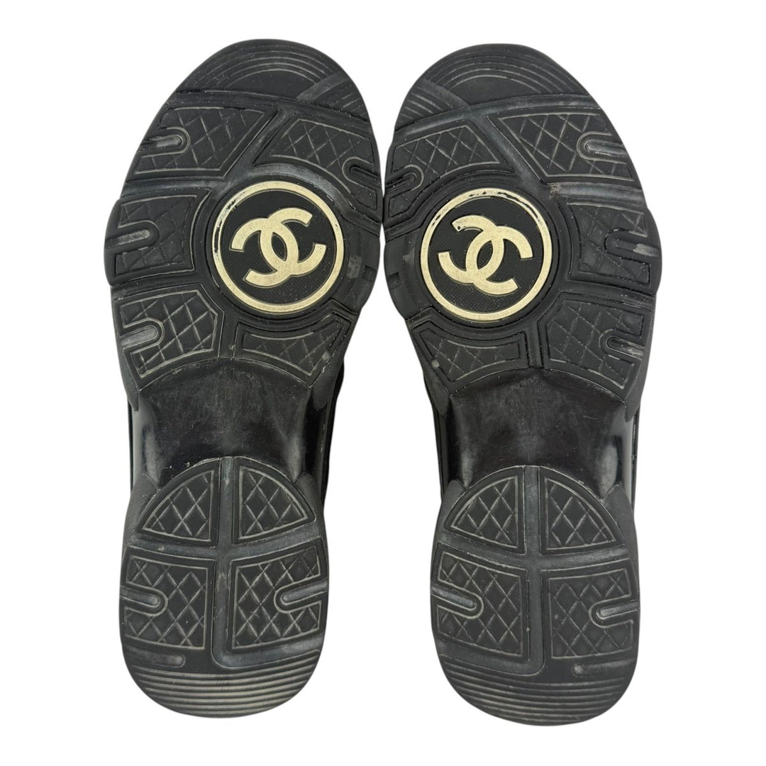 Chanel CC Runner Trainers Black/White UK 6.5 / EU 39.5 - Lux Central
