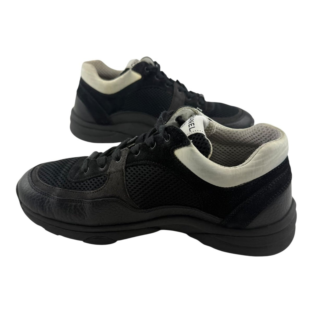 Chanel CC Runner Trainers Black/White UK 6.5 / EU 39.5 - Lux Central