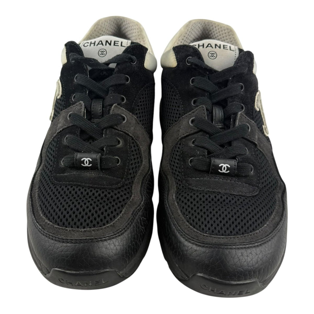 Chanel CC Runner Trainers Black/White UK 6.5 / EU 39.5 - Lux Central