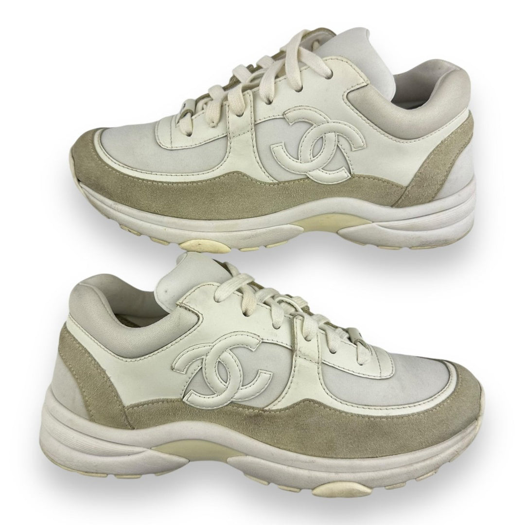 Chanel CC Runner White UK EU 37 Lux Central