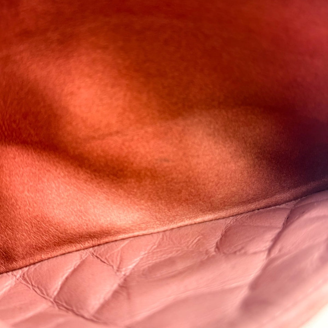 Chanel Coral Pink Double Flap Timeless Handbag - Lux Central