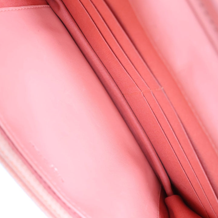 Chanel Coral Pink Lambskin Boy WOC Handbag - Lux Central