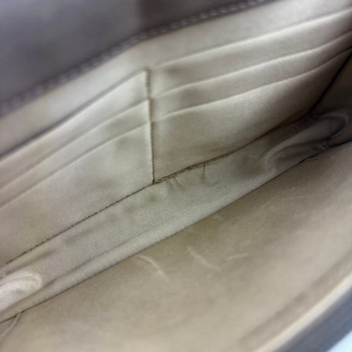 CHANEL Lambskin Quilted Camelia Wallet On Chain WOC Beige Handbag - Lux Central