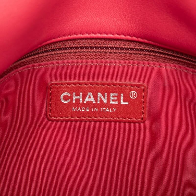 Chanel Medium Red Patent Classic Flap Patent Handbag - Lux Central