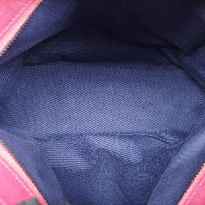 Chanel Pink Quilted Leather Just Mademoiselle Large Bowling Bag - Lux Central